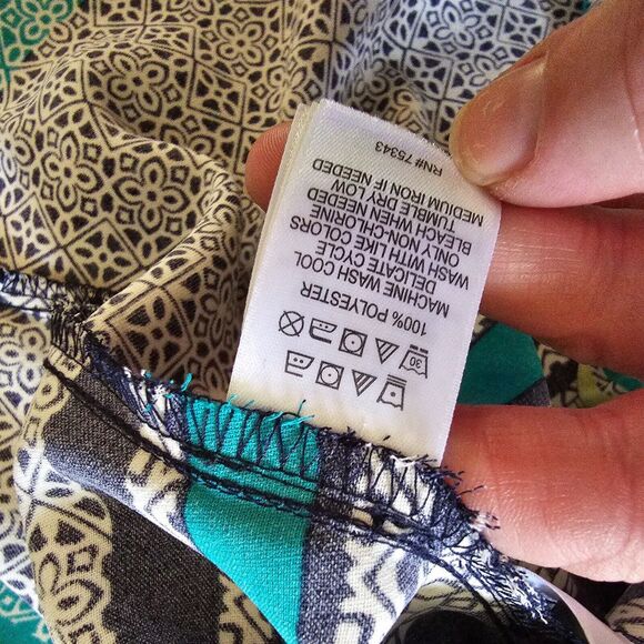 Cynthia Rowley Dress Womens 8 Blue Striped Sleeveless Sheath 1/2 Button Casual - Picture 6 of 8